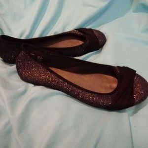 American Eagle Glittery Flats